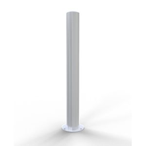 Ruostumaton teräspollari 102-90 pinta-asennus