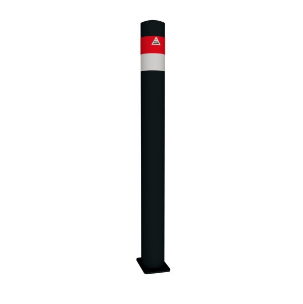 Black Line 89-90 teräspollari, pinta-asennus