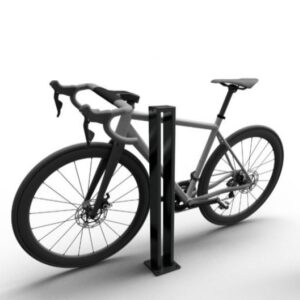 Runkolukittava pyöräteline 458-95PB, pinta-asennus